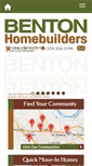 Mobile Screenshot of bentonhomebuilders.com